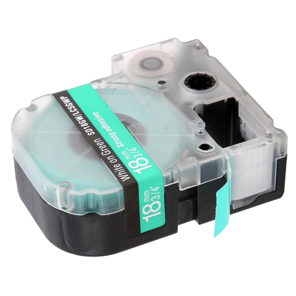 Labeling Tape Corrosion Wear Resistance 18mm Label Making for KING JIM EPSON Printer