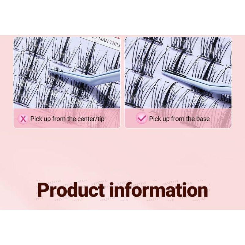 Jesireca - Stainless Steel False Eyelashes Tweezers