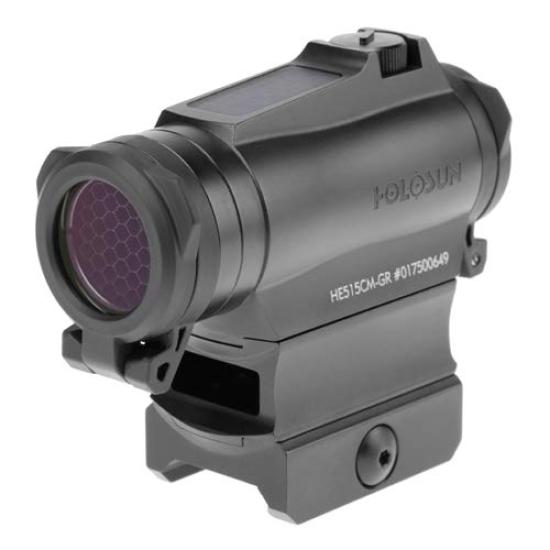 

[HOLOSUN] HE515CM-GR Micro Green Circle Dot Sight Solar Model