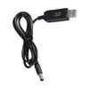USB to DC5521 9V Step up Converters Cable for LED Bulb and Routers 5.5x2.1mm Male Plugs Power Supply USB Cable 100cm