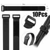 Reusable Hook and Loop Nylon Cable Ties Adjustable Wire Fastener Wrapping Cinch Straps Securing Cable Cord Management Organizer