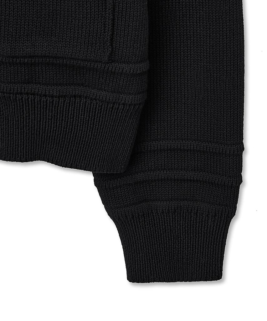 Noirer For Woman Lux Cotton Classic Cardigan (Black)