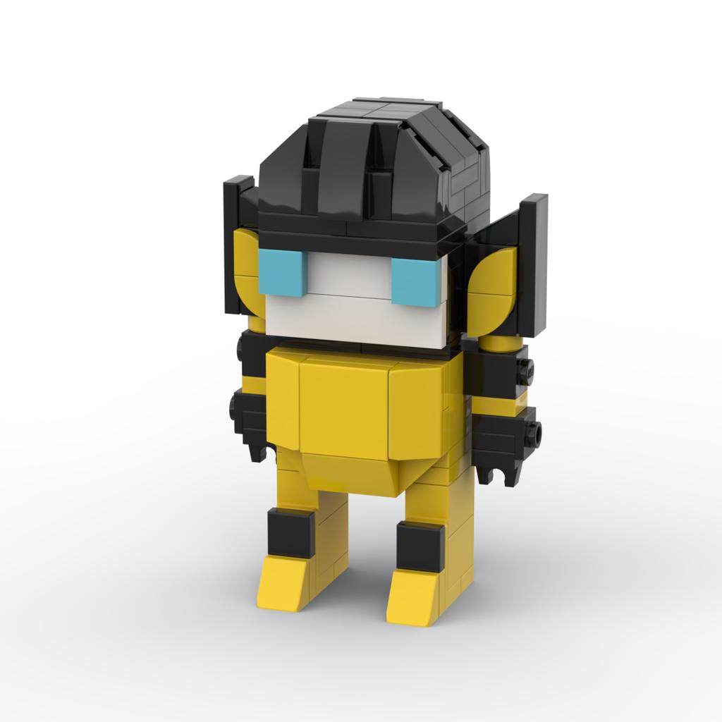 *Transform Auto Robot Brickheadz * Star Scream Jazz Prime DIY Enlighten MOC Block Brick set,Compatible With