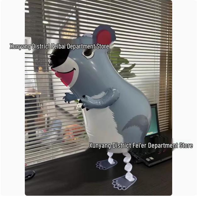 Cartoon Animal-Shaped Walking Pet Balloon for Children's Birthdays