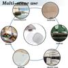 2Pcs Kitchen Sink Drain Protector with Suction Cup Shower Drain Hair Catcher Sink Strainer for Kitchen Bathroom Bathtub Basin