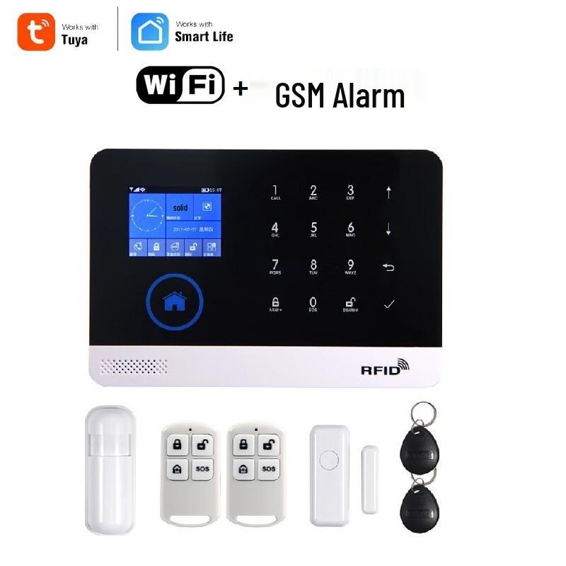 SANSHENGYUNJEN Smart WIFI+GSM Home Security Alarm One Size