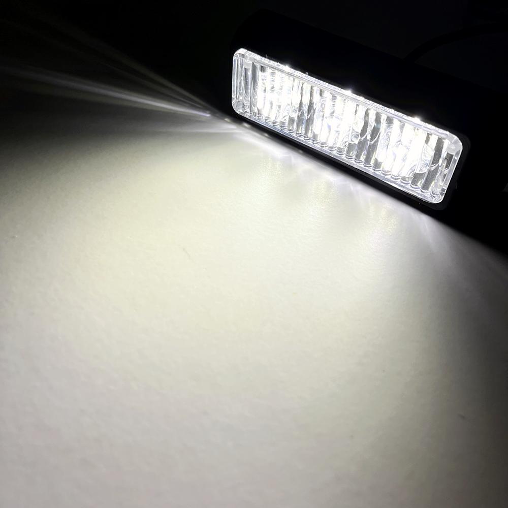 3 LED Emergency Strobe Lights Beacon for Car Truck Hazard Warning Light Surface Mount Vehicle Caution Flashing Light Bar 12V/24V