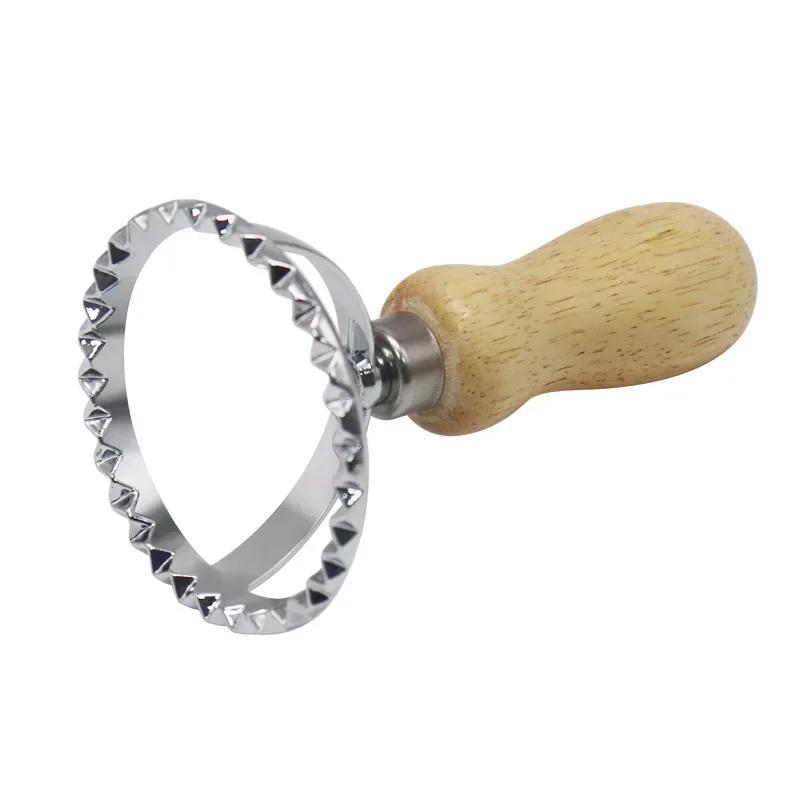 Baking Cookie Cutter Biscuit Maker Mold Pizza Cutting Wheel Tools MouldsAluminium Alloy Ravioli Pasta Tools Square Cutters