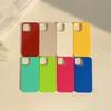 Solid Color Jelly Shell 11 for IPhone16 Mobile Phone Shell for Apple 15promax Soft Shell 14 Color 13 Girl 12