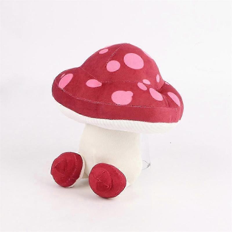 Delicious In Dungeon Plush Walking Mushroom Plush Toy Soft Stuffed Animal Pillow for Home Kids' Bedroom Decor