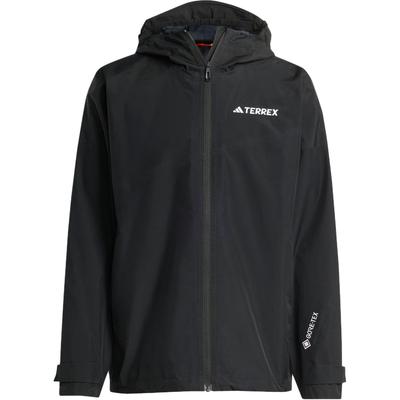 Xpr 2L Gore Jacke Logo Atmungsaktiv Kapuze Wandern Wasserdicht Winddicht Herrenjacken Schwarz JD8344