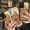Phone Case: 2D Flat Samsung Galaxy A34 A35 M05 M06 S20 S22 S21 FE Plus 5G Layered Protective Case, Little Yellow Duck On Top, Christmas and Halloween 