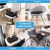 Ergonomic Office Seat Pad With Memory Foam And Nonslip Bottom For Home And Office Use