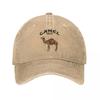 Kamel Accessoires Herren Damen Trucker Cap Tier Distressed Gewaschene Kappen Mütze Vintage Outdoor Laufen Golf Verstellbare Passform Kopfbedeckung