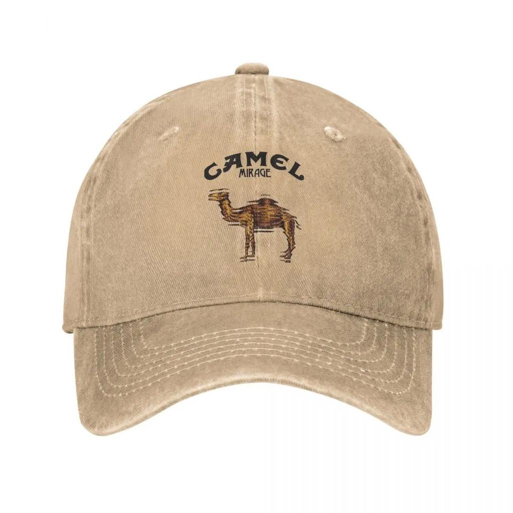 Kamel Accessoires Herren Damen Trucker Cap Tier Distressed Gewaschene Kappen Mütze Vintage Outdoor Laufen Golf Verstellbare Passform Kopfbedeckung