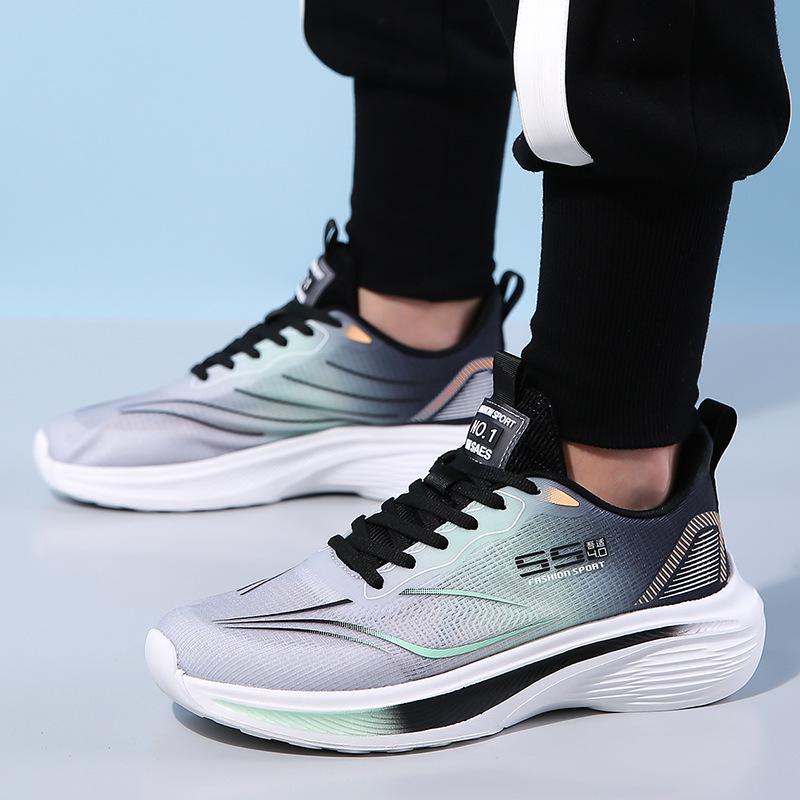 Men's shoes summer new shock-absorbing, wear-resistant and non-slip running shoes men's sports shoes running shoes breathable shoes