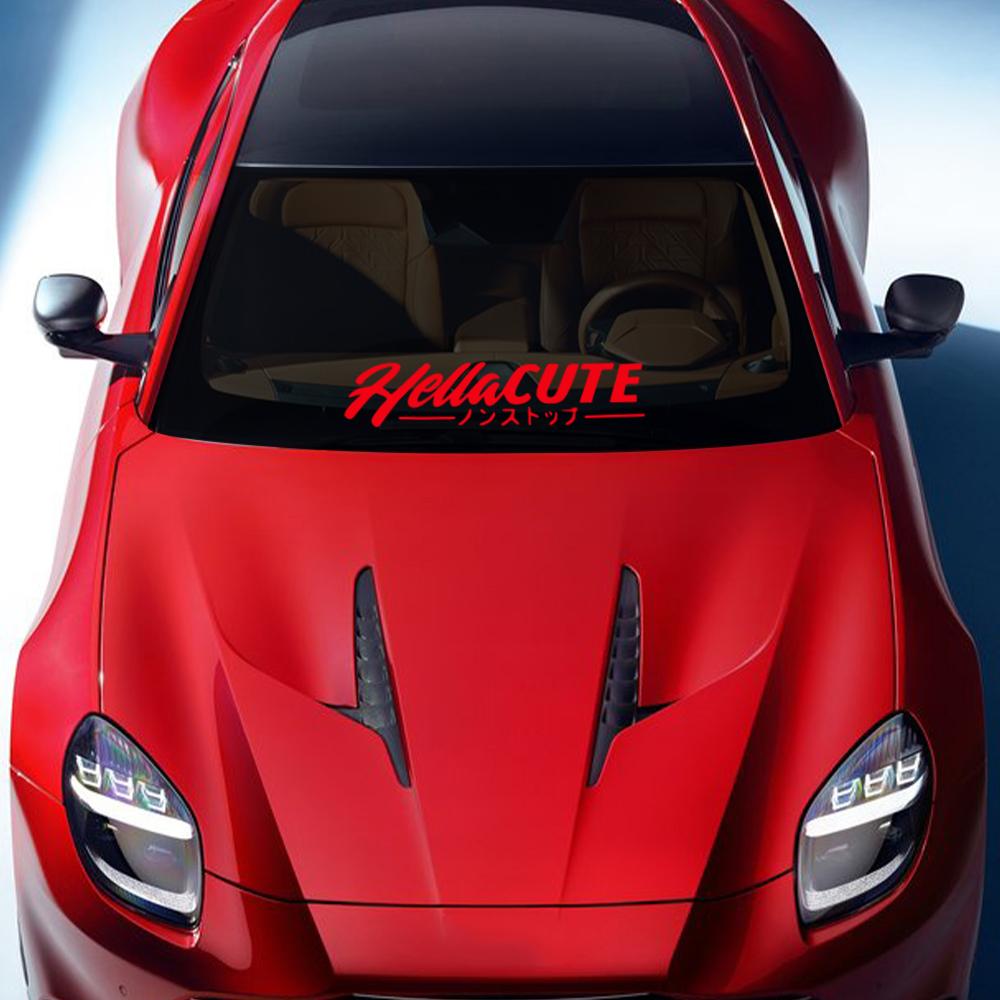 Auto Front Rear Windshields Car Stickers Vinyl Film PVC Waterproof Vehicles Stickers Exterior Car Accessories Decoration