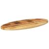 Table Top 110x40x2.5 cm Oval Solid Mango Wood