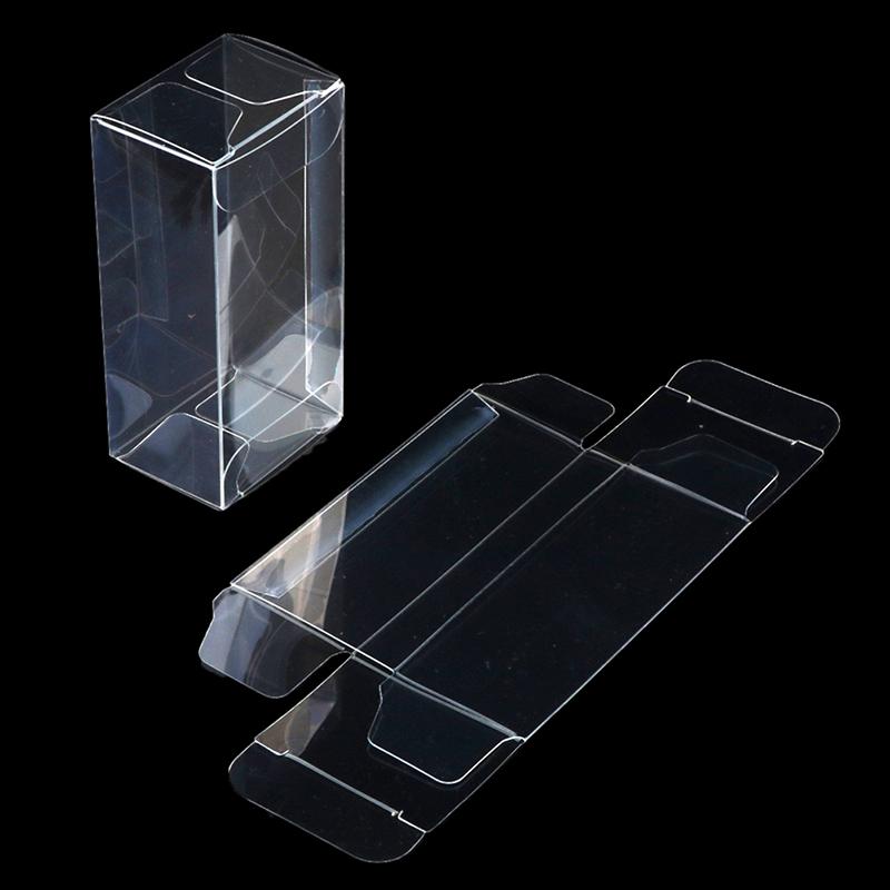 2/5Pcs 1:64 Car Model Display Box Transparent Protective Case Pvc Dust Cover Storage Holder