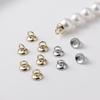 Multipurpose Pearls Clasp Endings Stylish Pearls Ends Strong Alloy Clasps for Beading and Clothing Embellishment