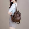 Women's Backpack Purse Multifunctional Retro Shoulder Bag Rucksack with Multiple Pockets
