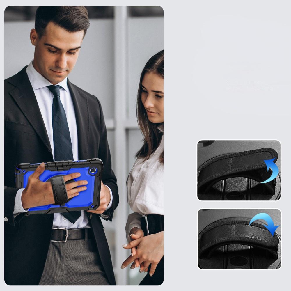 Armored case for Lenovo Tab M11, 360 protection with stylus holder, navy blue