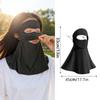 Women Sun Protection Face Mask with Drinking Hole Ice Silk Cooling UV Block Neck Cover for Cycling Outdoor Summer Accessories