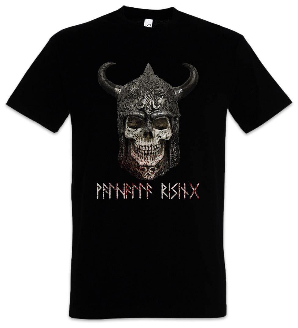 Viking Skull I Mens T-Shirt Viking Skull Runes Vikings Runes Valhalla Odin S