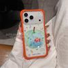 Applicable to Apple 17 mobile phone case all-inclusive edge ip16por fun cartoon iphone14 new goldfish green apple