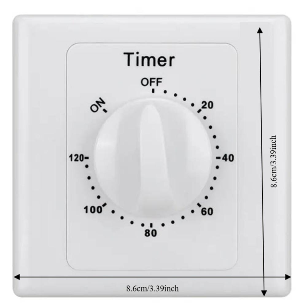 

Countdown Control Mechanical Time Switch 86 Panel Timer Socket High Power Device Control 120min