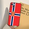 Obal na telefon Norsko Vlajka Pro iPhone 17 16 15 14 11 12 13 Pro Max mini XR 16e 15 16 Plus 17 Air Plné krytí