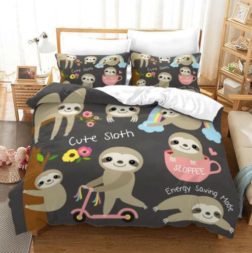 Leneș Folivora Husă de Plapumă Set de Lenjerie de Pat Față de Pernă Dimensiune Single Dublu King