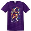 Snowboarder T Shirt Neon Winter Sports Graphic W/ Color Splash Art Street Tee