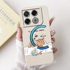 Soft Silicone TPU Matte Funda For Infinix GT 20 Pro / Infinix X6871 GT20Pro Phone Case Back Cover Astronaut Moon Night Painted