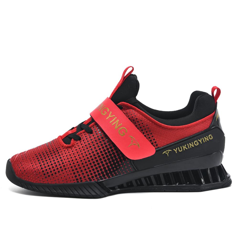 39-46 Men's Plus Size Anti Slip Wear-resistant Breathable Deep Squat Hard Pull Shoes Weightlifting Shoes Casual Training Shoes