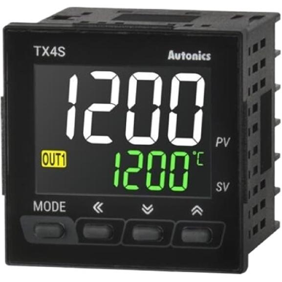 TX4S-24C Temp Control, 1/16 DIN, Display 4 Digit, PID Control, Selectable Current Output or SSR Drive Output, 2 Alarm Output
