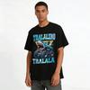 Funny Shark Monster Truck Graphic Casual Tee For Adults Kids Pure Cotton T-shirt