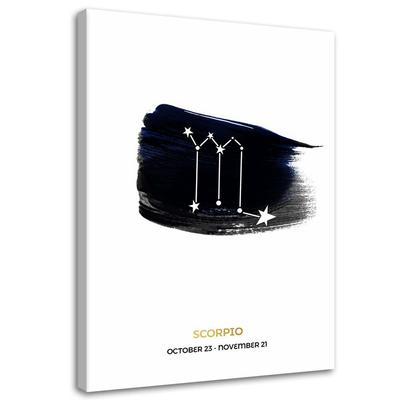Canvas Print, Zodiac Sign Scorpio