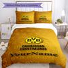 Borussia Dortmund Customize Your Name Bedding Set Breathable Duvet Cover with Pillowcases Home Decoration Birthday Gift