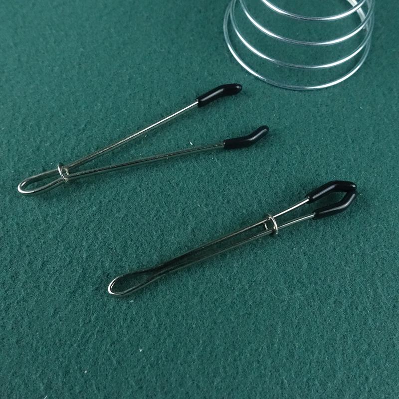 Adjustable Nipple Clamps with Masturbator - Erotic Breast Self-Bondage SM Props, Milk Clamps, and Adult Toy for Breast Stimulation.