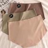 6-pack seamless antibacterial silk sports yoga mid-waist shorts for women