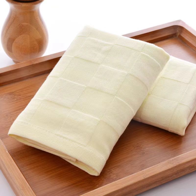 Cotton Gauze Towel for Household Use Adult Face Wash Double-layer Bath Towel Summer Thin, Soft