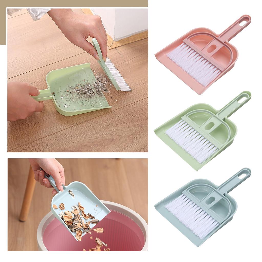1 Pack Hand And Dustpan Set Small Pans With Brush Set Cleaning Tool For Desk, Car And Animal Waste