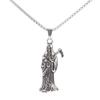 Hell Death Scythe Necklace Pendant Gothic Mysterious Devil Necklace Men\'s Personality Punk Retro Halloween Trend Jewelry