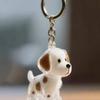 Cute Small Dog Transparent Animal Hair Ball Capsule Storage Box Decorative Dust Collector Keepsake Toy Organizer