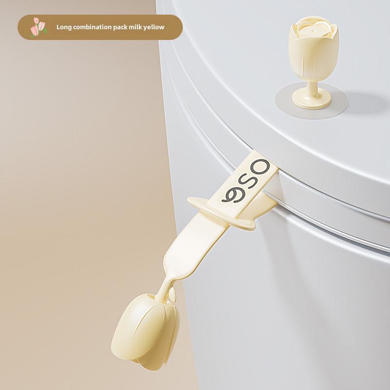 Poignée de levage de couvercle de toilette anti-salissure créative
