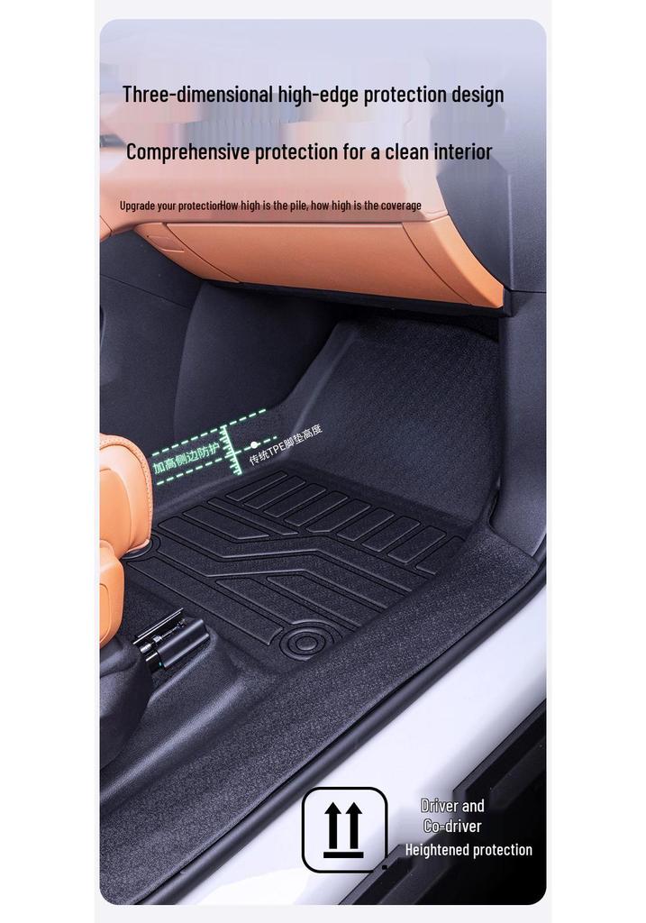 Leapmotor C10 2026 TPE Floor Mats - Full Coverage Car Interior Accessories