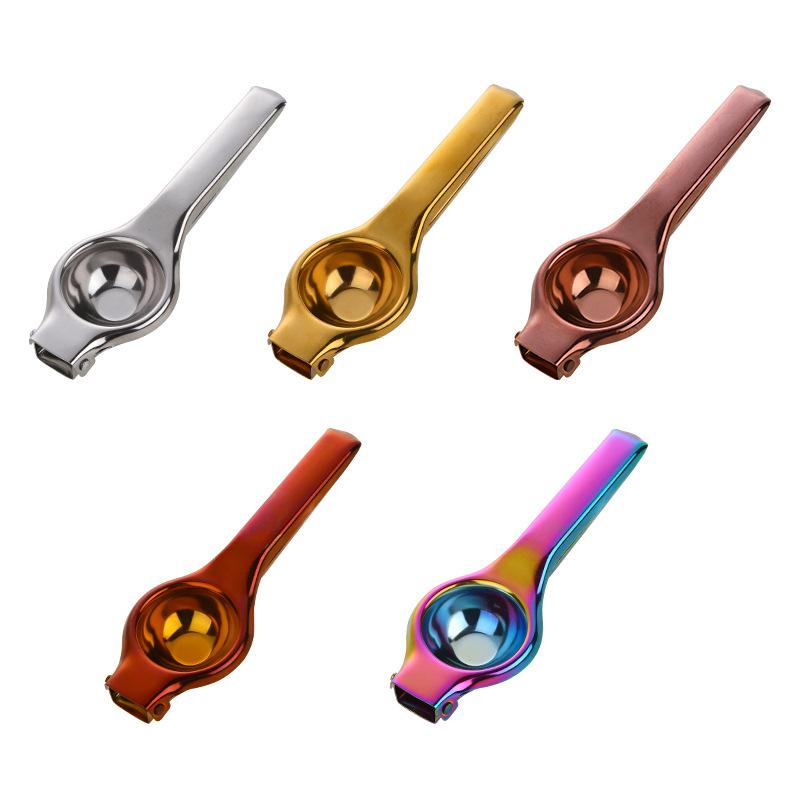 Household Stainless Steel Lemon Clip, Kitchen Small Tool, Manual Juicer, Fresh Fruit Juicer