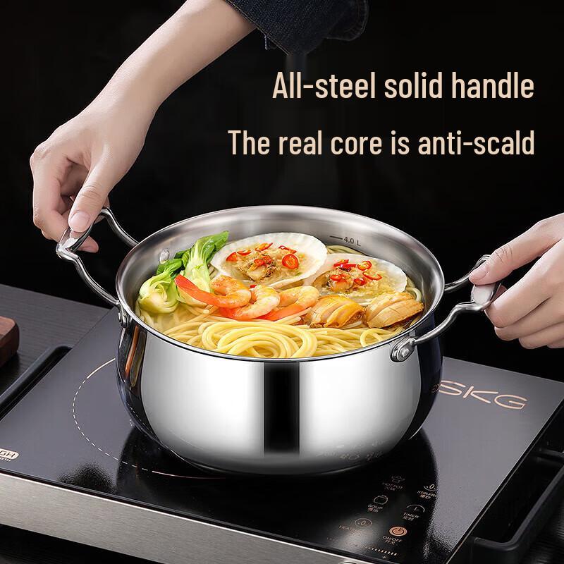 Yingbai 316L Triple-Ply Stainless Steel Soup Pot
