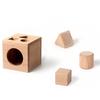 1 Set Wooden Shape Sorting Box Preschool Learning Fine Motor Skills Geometry Block Matching Game Toddler Boys Girls Educational Shape Sorter Toy